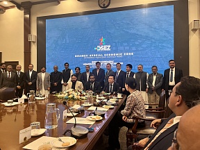 On the ceremony of signing the Memorandum of Understanding to establish the Dhabeji Special Economic Zone