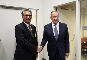 Foreign Minister Sergey Lavrov's meeting with Minister of Foreign Affairs of Pakistan Jalil Abbas Jilani Foreign Minister Sergey Lavrov's meeting with Minister of Foreign Affairs of Pakistan Jalil Abbas Jilani