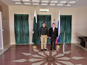 On the Meeting of the Consul General Mr. Andrey Fedorov with the AIG Karachi Police On the Meeting of the Consul General Mr. Andrey Fedorov with the AIG Karachi Police