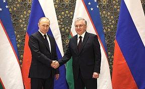 Meeting with President of Uzbekistan Shavkat Mirziyoyev Meeting with President of Uzbekistan Shavkat Mirziyoyev