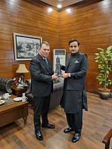 On the Courtesy Call by the Consul General Mr. Andrey Fedorov on Karachi Mayor On the Courtesy Call by the Consul General Mr. Andrey Fedorov on Karachi Mayor