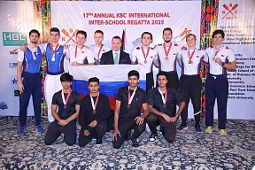 On the 17th International Inter-school Regatta at Karachi Boat Club