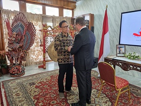 On the Condolences by the Consul General Mr. Andrey Fedorov to the Indonesian Consul General On the Condolences by the Consul General Mr. Andrey Fedorov to the Indonesian Consul General