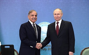 Meeting of Vladimir Putin with Shehbaz Sharif Meeting of Vladimir Putin with Shehbaz Sharif