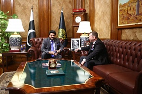 On the Meeting of the Consul General Mr. Andrey Fedorov with the Governor of Sindh Mr. Kamran Tessori On the Meeting of the Consul General Mr. Andrey Fedorov with the Governor of Sindh Mr. Kamran Tessori