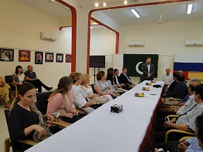 Meeting with Pakistani graduates from the Russian universities