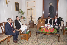 On the Consul General Mr. Andrey Fedorov's Congratulations to Sindh Governor on the Occasion of Eid-ul-Fitr On the Consul General Mr. Andrey Fedorov's Congratulations to Sindh Governor on the Occasion of Eid-ul-Fitr